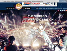 Tablet Screenshot of hotrushradio.com